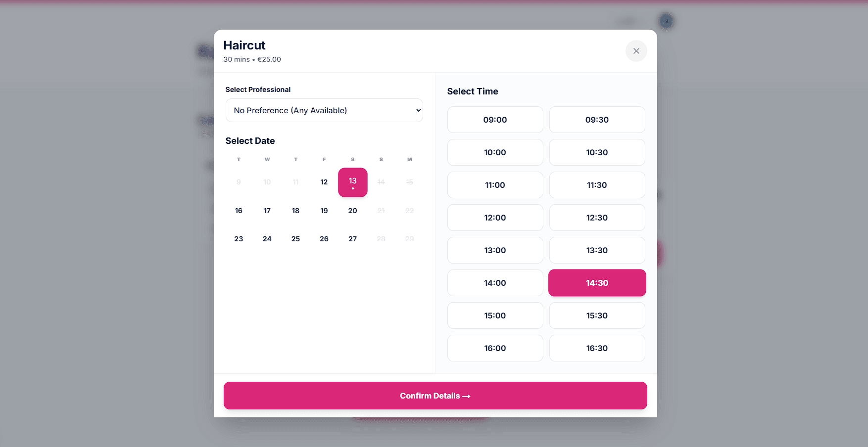 Rezanta Dashboard Preview